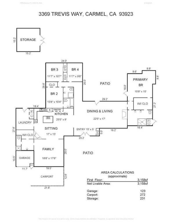 Image 44 of property listing at 3369 Trevis Way, Carmel, CA 93923