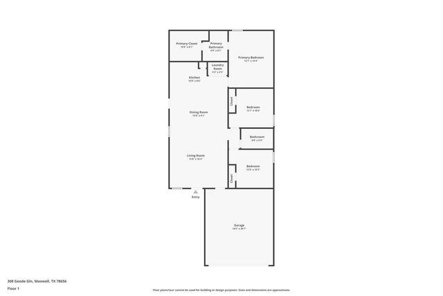 308 Geode GLN, Maxwell, TX 78656