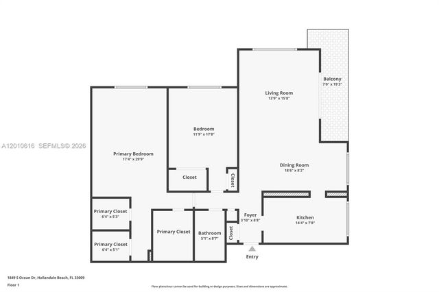 1849 S Ocean Dr 1402, Hallandale Beach, FL 33009