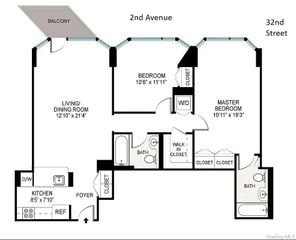 200 E 32nd Street 28C, New York (manhattan), NY 10016