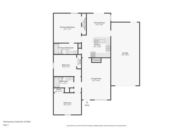 1447 Amy Ave, Clarksville, TN 37042