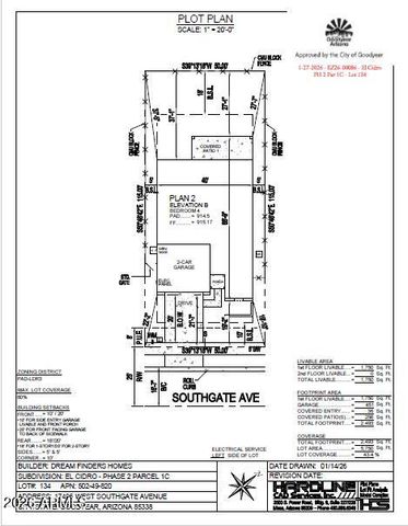 17496 W SOUTHGATE Avenue, Goodyear, AZ 85338