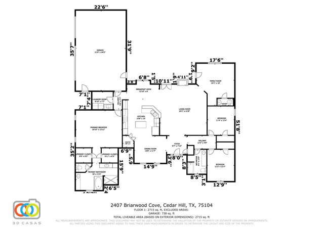 2407 Briarwood Cove, Cedar Hill, TX 75104