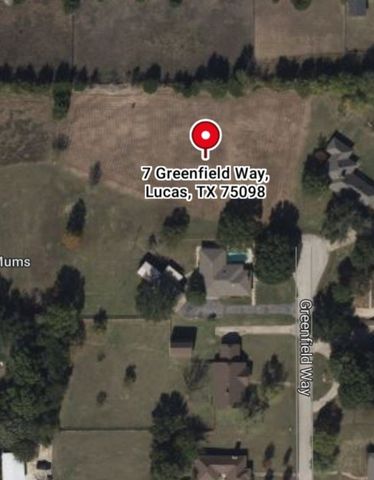 7 Greenfield Way, Lucas, TX 75098
