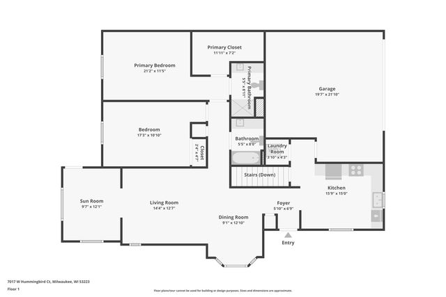 7017 W Hummingbird COURT, Milwaukee, WI 53223