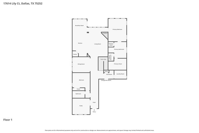 17614 Lily Court, Dallas, TX 75252