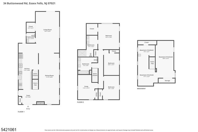 34 Buttonwood Rd, Essex Fells Twp., NJ 07021