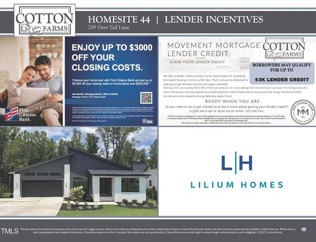 269 Deer Tail Lane Lot 44, Fuquay Varina, NC 27526