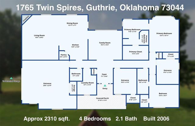 1765 Twin Spires Trail, Guthrie, OK 73044