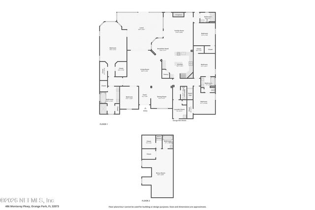 486 MONTEREY Parkway, Orange Park, FL 32073