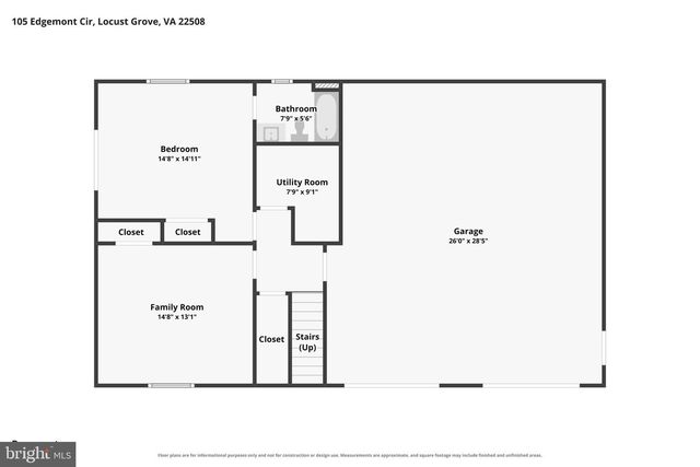 105 EDGEMONT CIR, Locust Grove, VA 22508