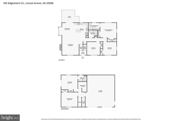 105 EDGEMONT CIR, Locust Grove, VA 22508