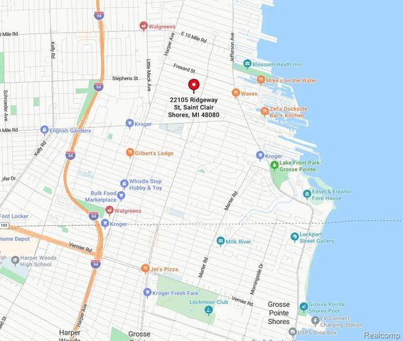 22105 RIDGEWAY Street, St. Clair Shores, MI 48080