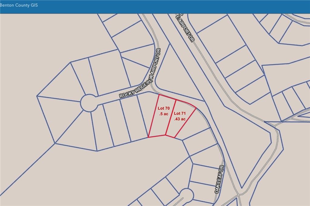 Lots 70, 71 W Airport Road, Garfield, AR 72732