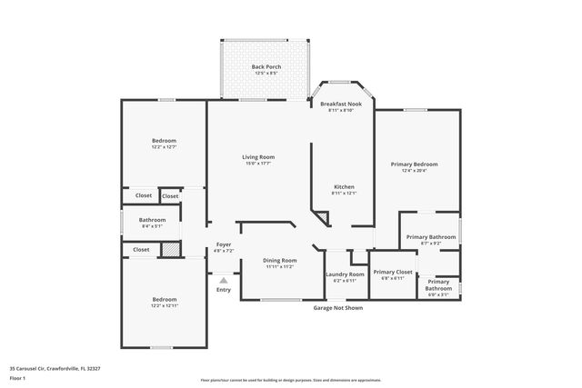 30 Carousel Circle, Crawfordville, FL 32327