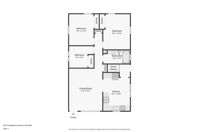 2617 Coolidge AVENUE, Racine, WI 53403