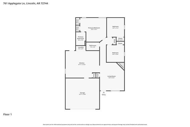 761 Applegate Lane, Lincoln, AR 72744