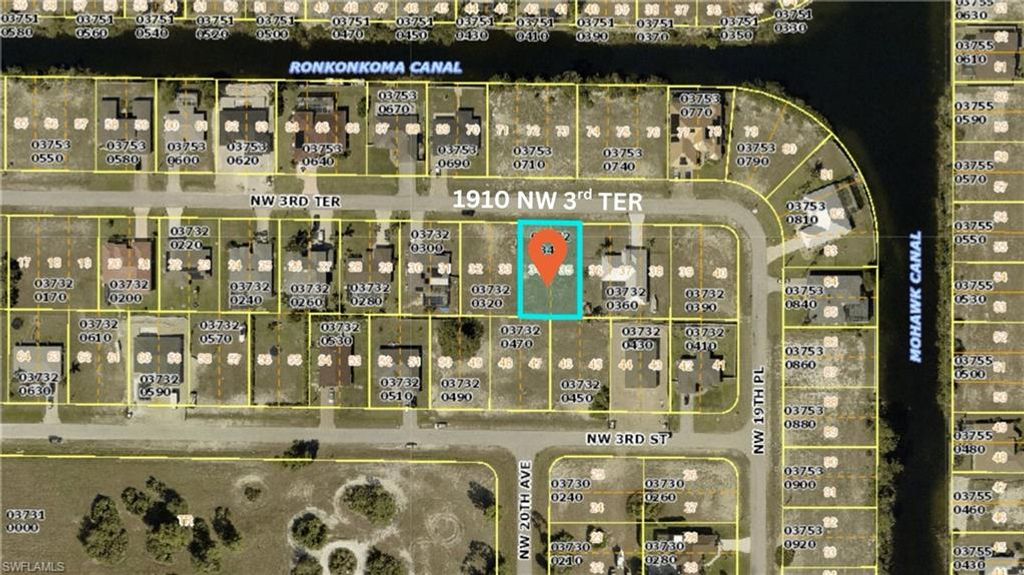1910 NW 3rd TER, CAPE CORAL, FL 33993 — exterior
