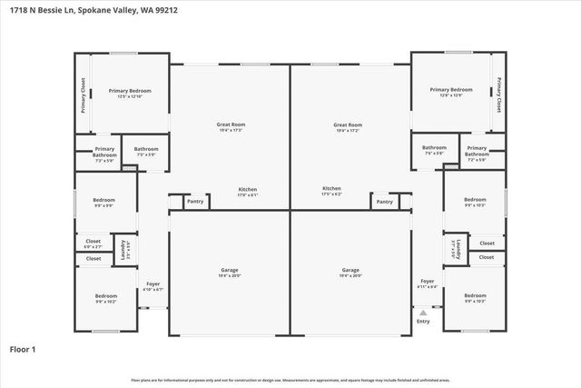 1704 N Bessie Ln, Spokane Valley, WA 99212
