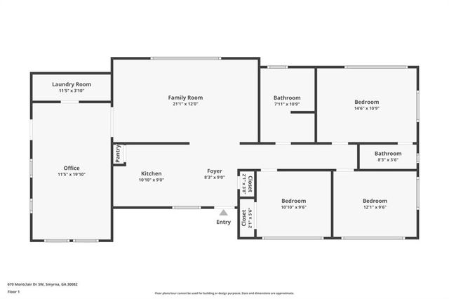 670 Montclair Drive SW, Smyrna, GA 30082