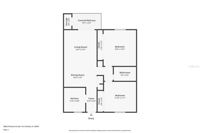 2856 N POWERS DRIVE 115, Orlando, FL 32818