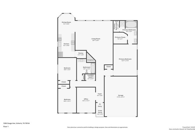 1596 Osage, Schertz, TX 78154