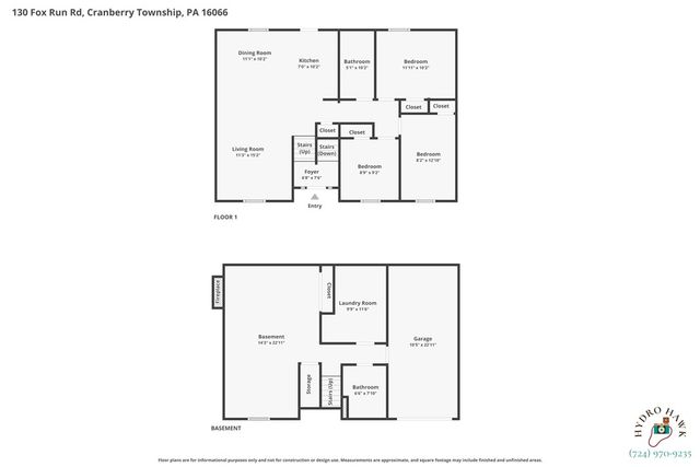 130 Fox Run Rd, Cranberry Twp, PA 16066