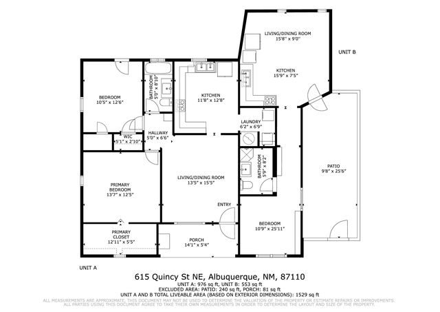 615 Quincy Street NE A & B, Albuquerque, NM 87110