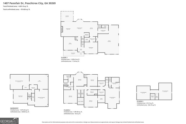 1407 Pennfair Drive, Peachtree City, GA 30269