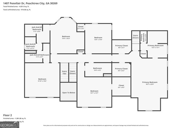 1407 Pennfair Drive, Peachtree City, GA 30269