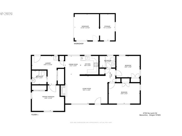 4750 Sw LARCH Dr, Beaverton, OR 97005