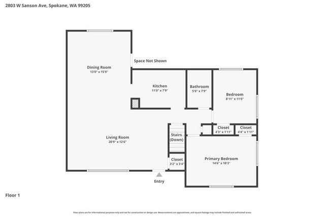 2803 W SANSON Ave, Spokane, WA 99205