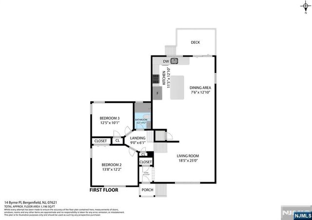 14 Byrne Place, Bergenfield, NJ 07621