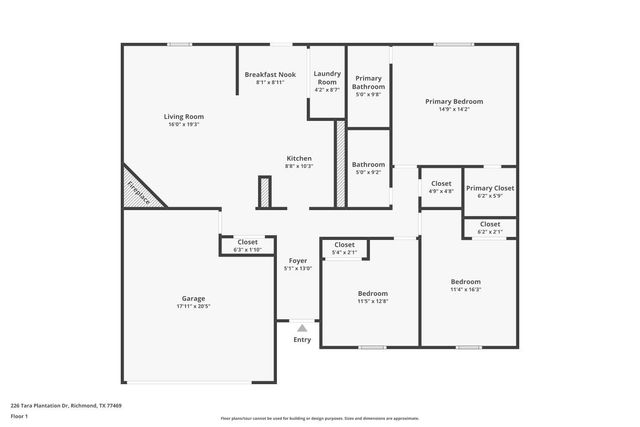 226 Tara Plantation Drive, Richmond, TX 77469