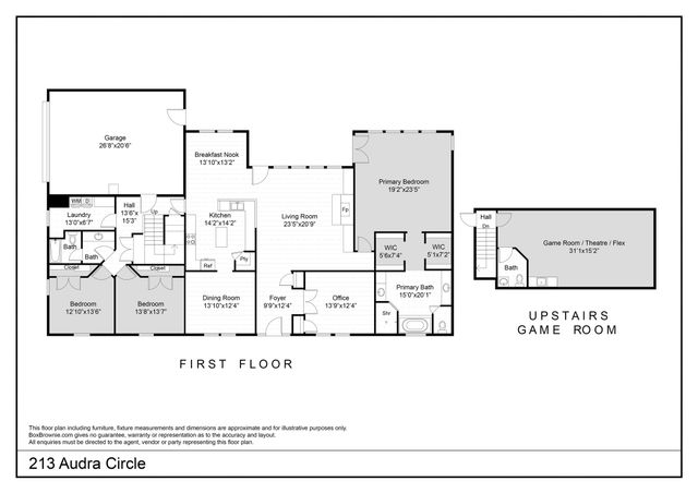 213 Audra Circle, Rhome, TX 76078