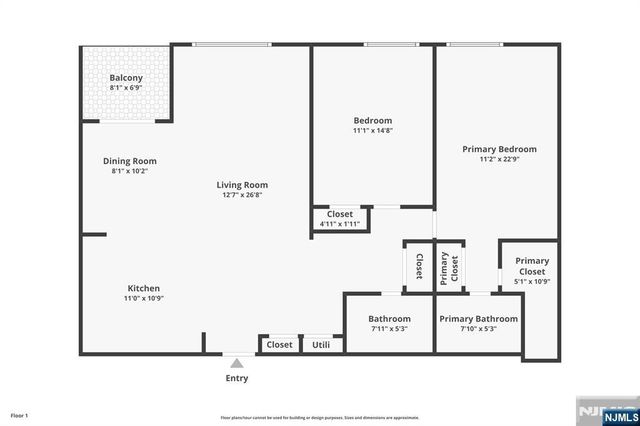 1111 River Road F26, Edgewater, NJ 07020