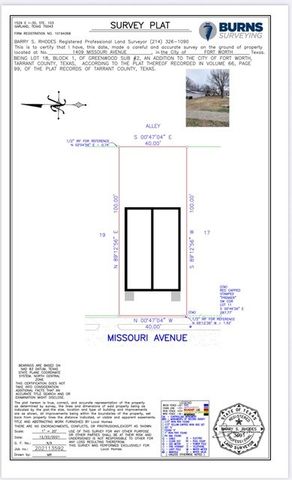 1409 Missouri Avenue, Fort Worth, TX 76104