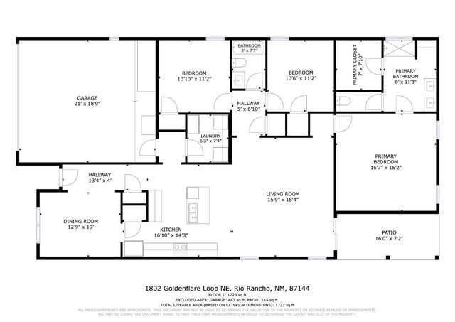 1802 Goldenflare Loop NE, Rio Rancho, NM 87144