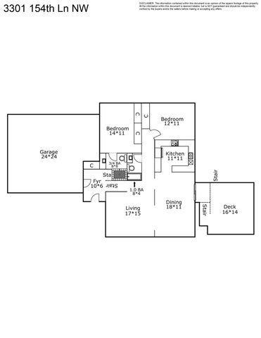 3301 154th Lane NW, Andover, MN 55304