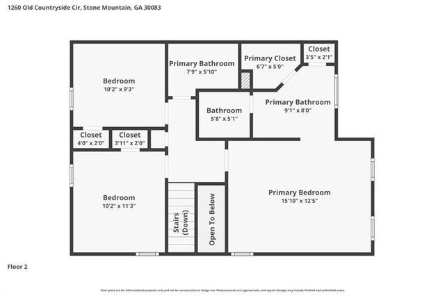 1260 Old Countryside Circle, Stone Mountain, GA 30083