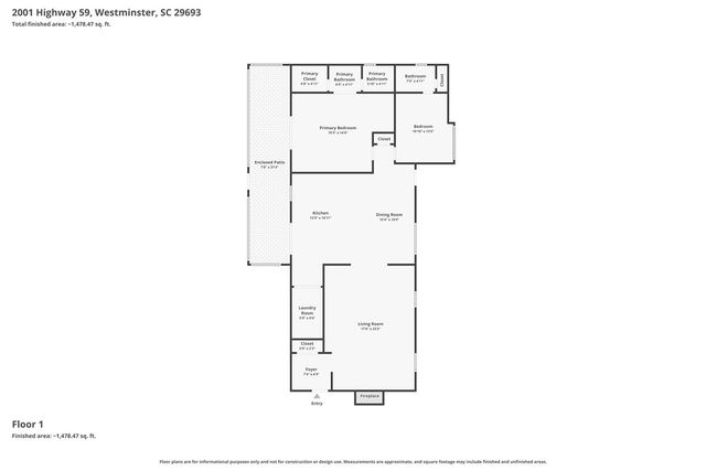 2001 SC-59 Highway, Westminster, SC 29693