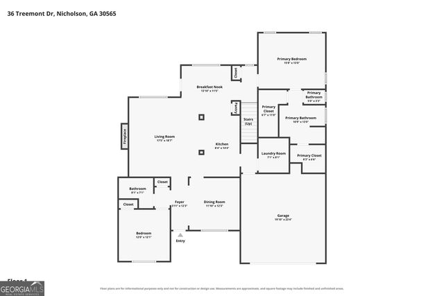 36 Treemont Drive, Nicholson, GA 30565