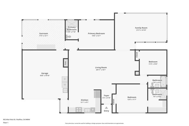 952 Alta Vista Drive, Pacifica, CA 94044