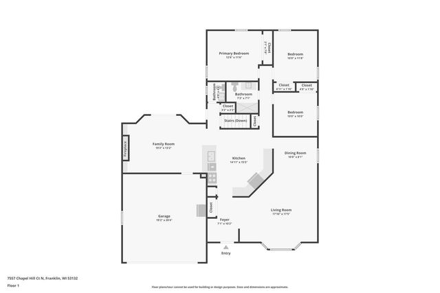 7557 Chapel Hill COURT N, Franklin, WI 53132