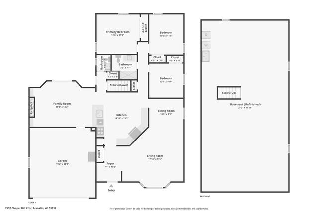 7557 Chapel Hill COURT N, Franklin, WI 53132