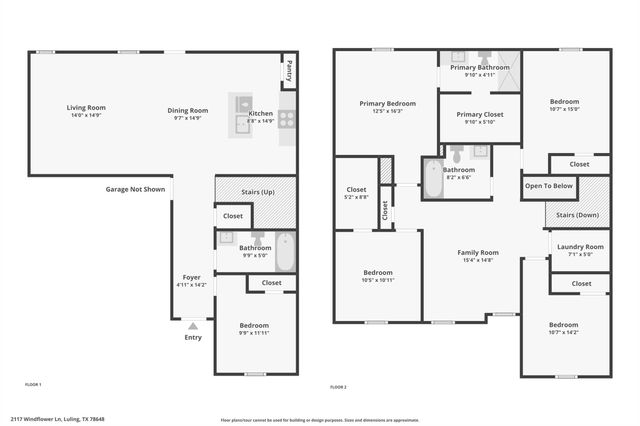 2117 Windflower LN, Luling, TX 78648
