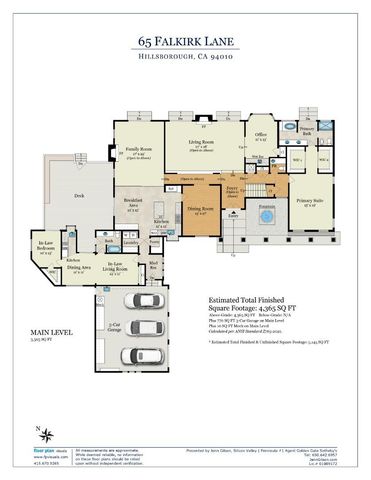 65 Falkirk Lane, Hillsborough, CA 94010