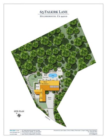 65 Falkirk Lane, Hillsborough, CA 94010