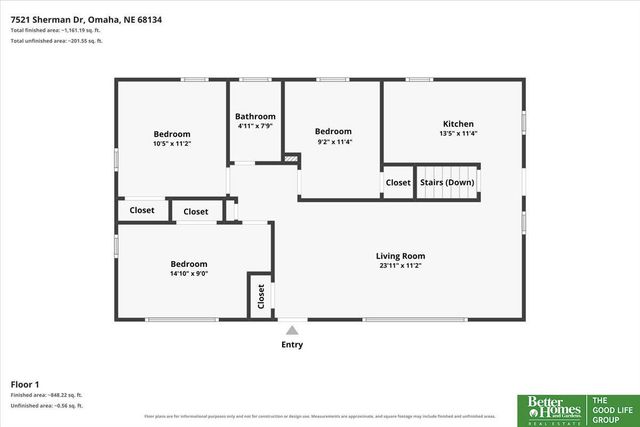 7521 Sherman Drive, Omaha, NE 68134