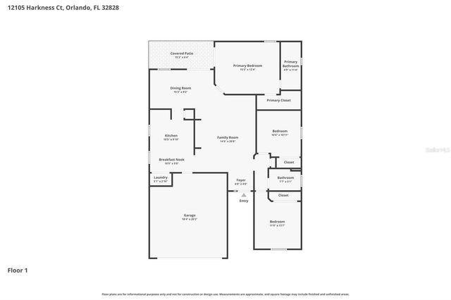 12105 HARKNESS COURT, Orlando, FL 32828